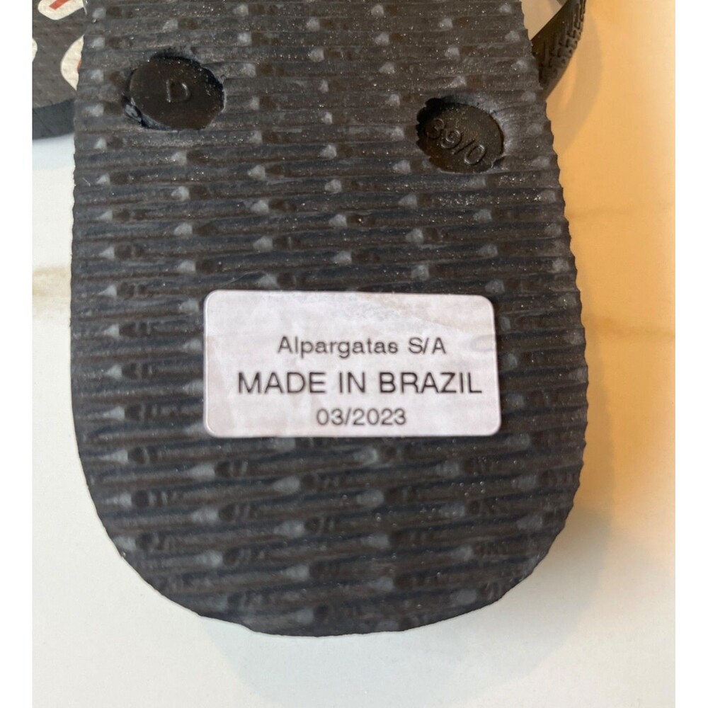 Havaianas Slim Animal Print Thong Sandals Women Size 9/10 - Picture 4 of 4